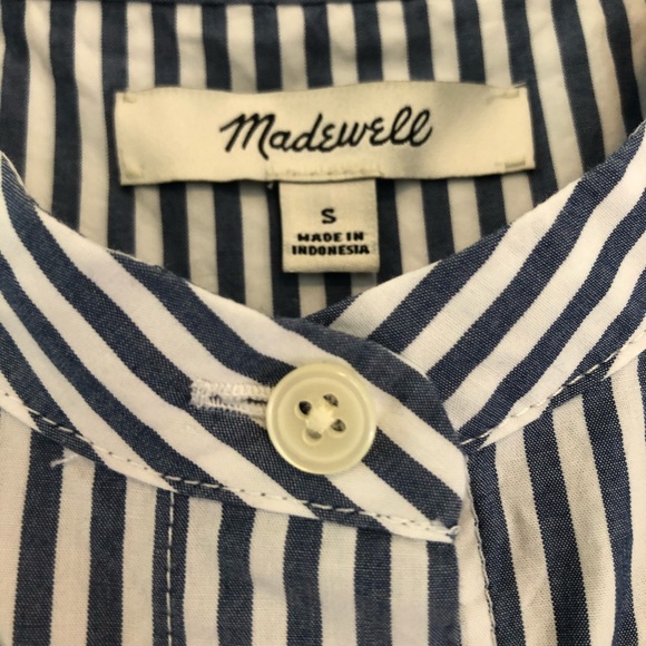 Madewell Striped Button up - Picture 2 of 2